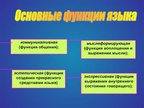 Значение выражения в сфере внутреннего состояния