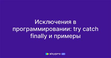 Значение исключения в программировании