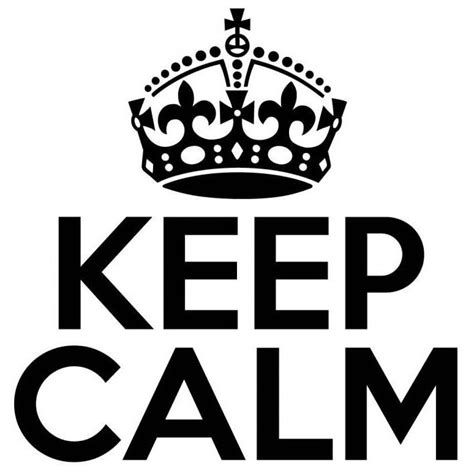 Значение и перевод слова "calm" в контексте фразы "keep calm"