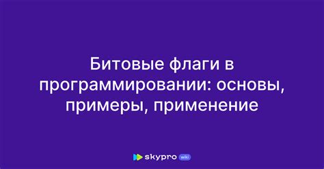 Значение и применение флагов в программировании