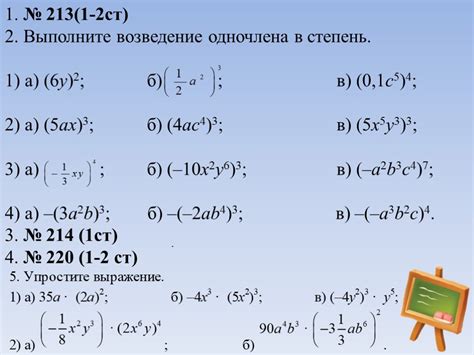 Значение одночлена в математике