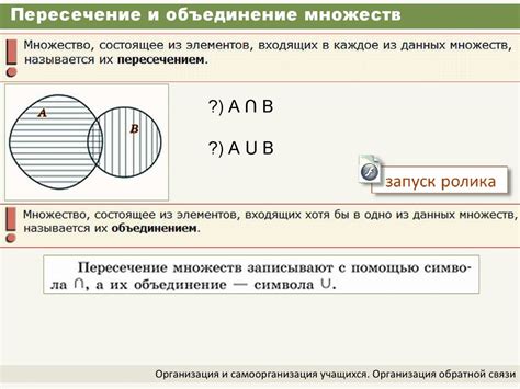 Значение пересечения в математике