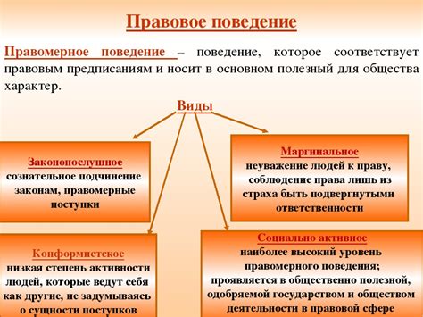 Значение правомерных норм в обществе