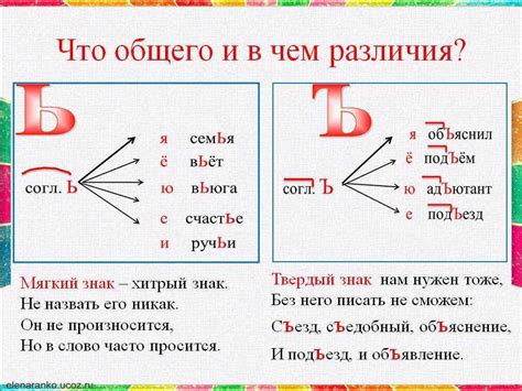 Значение разделительного мягкого знака в Русском языке