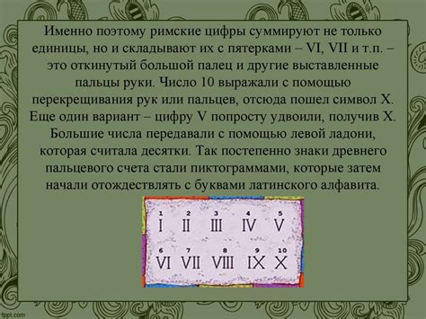 Значение римских чисел в современном мире