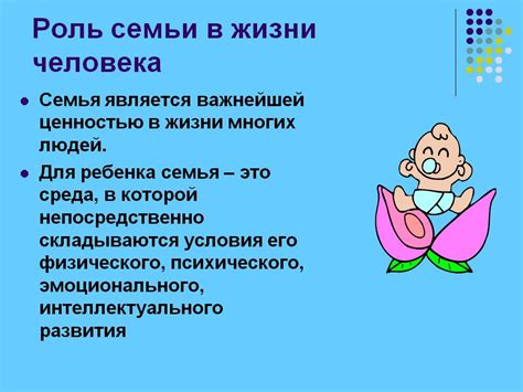 Значение семьи в жизни