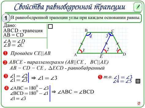 Значение угла при основании трапеции