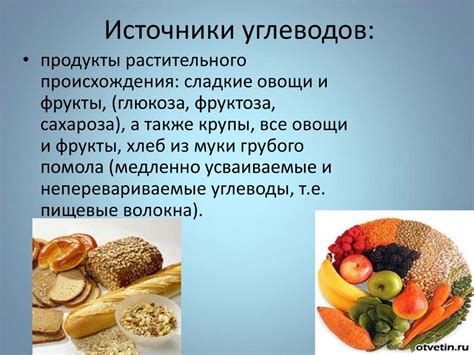 Значение углеводов в рационе