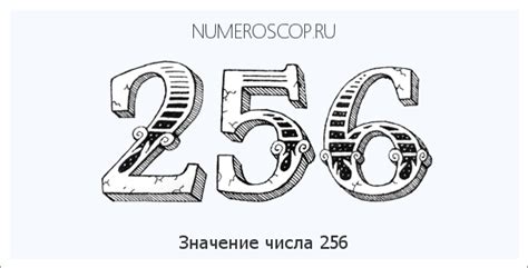 Значение числа 256