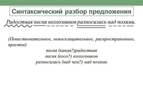 Значимость правильного синтаксического разбора