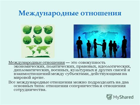 Импакт политических факторов на международные отношения