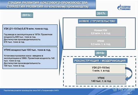 Инновации и перспективы развития коксового производства