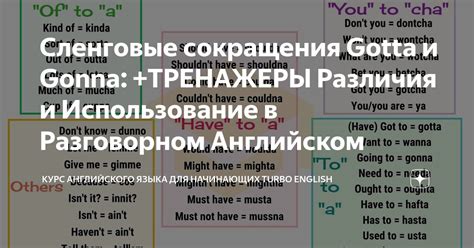 Использование в разговорном английском