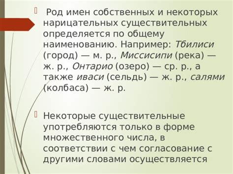 Использование нарицательных существительных в речи