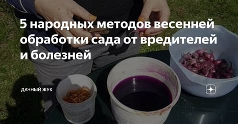 Использование народных методов обработки