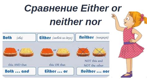 Использование neither и nor в отрицательных предложениях