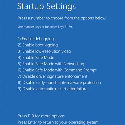 Использование safe mode with command prompt для решения проблем