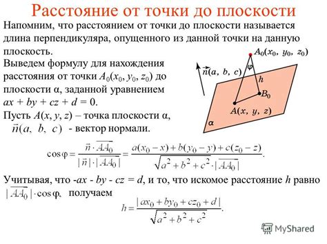 Используемая теория для описания точки плоскости