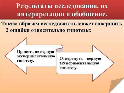 Исследования и их результаты