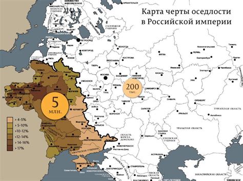 Историческое значение черты оседлости