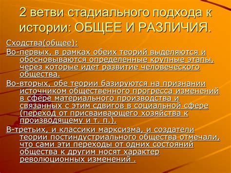 Историческое развитие нарративов