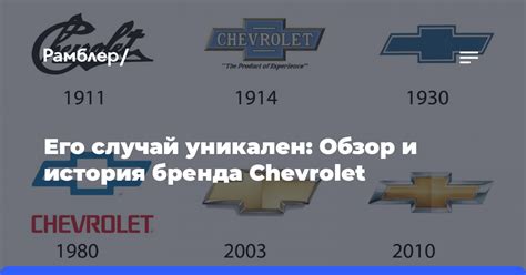 История и развитие бренда Chevrolet