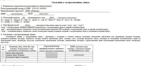 История отчетности по СЗВ М