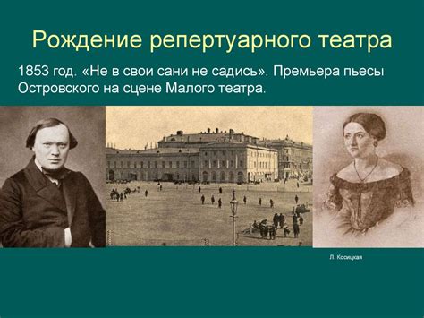 История развития репертуарного театра