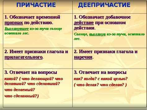 Какие виды причастных оборотов существуют