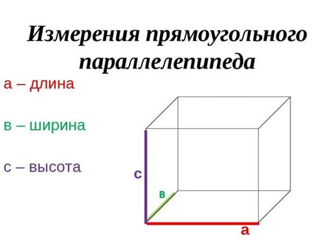 Каким образом измеряется ширина предмета 