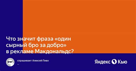 Какова важность понятия "сырный бро за добро" в современном обществе?