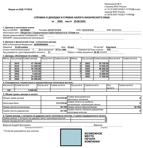 Какую информацию содержит справка 2-НДФЛ