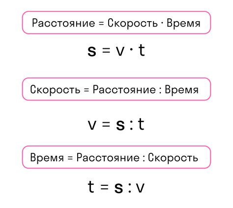 Как изменение времени и расстояния влияет на скорость