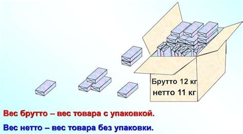 Как измерить вес брутто и вес нетто