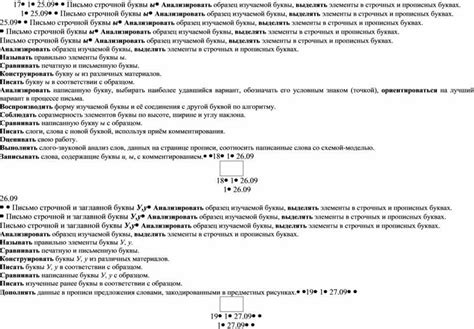 Как использовать отростки в строчных буквах