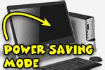 Как исправить надпись "power saving mode"?