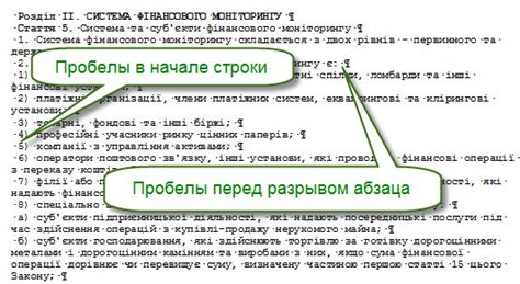 Как лишний пробел может нарушить форматирование