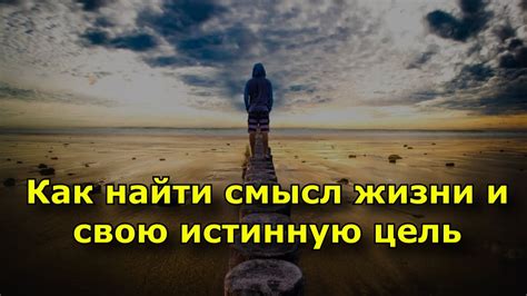 Как найти свою истинную цель и смысл жизни