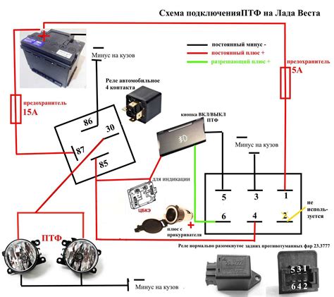 Как обеспечить работу туманок на Приоре?