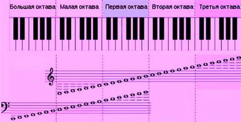 Как определить ноты первой октавы в нотном стане