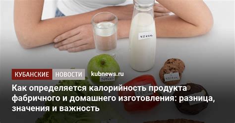 Как определяется калорийность пищи