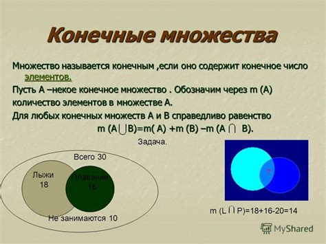 Как определяется конечное множество чисел?