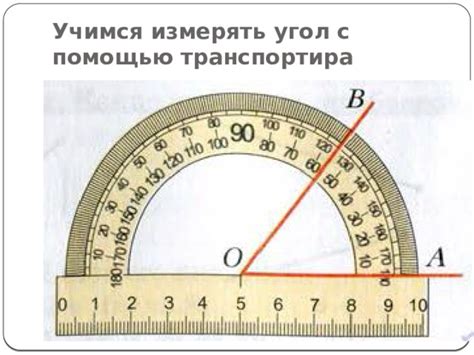 Как правильно измерять угол abc на плоскости