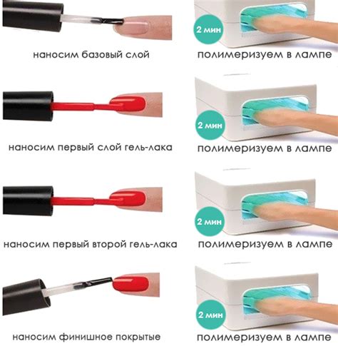 Как правильно наносить полуперманентный гель-лак?