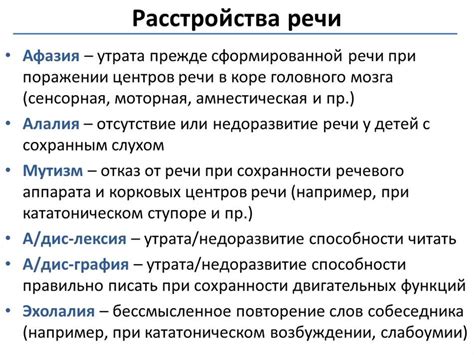 Как проявляется сенсорная афазия?