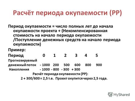 Как рассчитать срок окупаемости проекта?