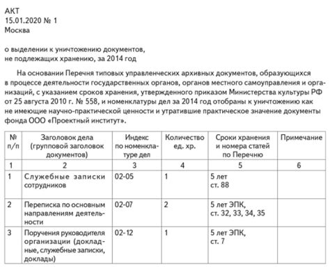 Как составить акт КНП: полезные советы