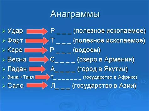 Как составлять анаграммы: основные правила