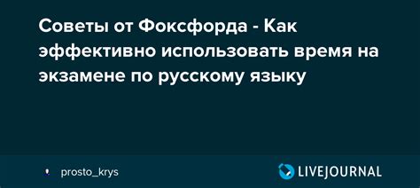 Как эффективно использовать время на экзамене