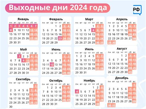 Календарь учебных дней в 2024 году: